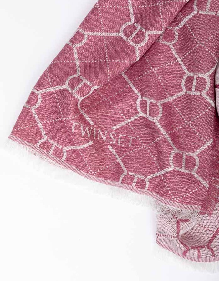 Twinset sjaals bordeaux