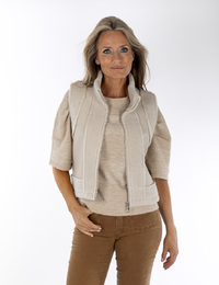 Senso bodywarmer ecru