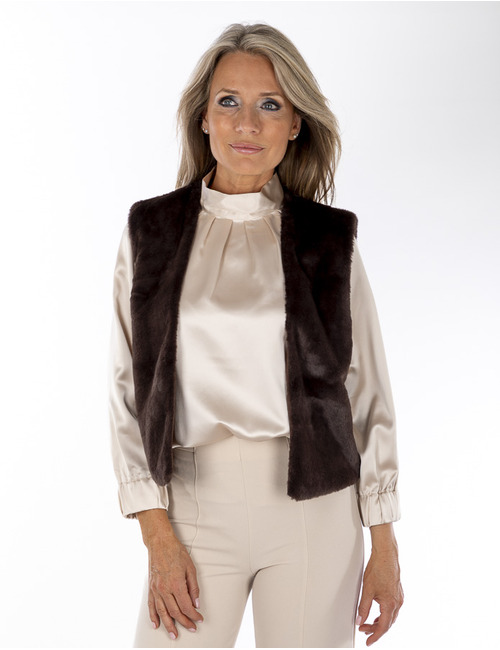 Senso gilet bruin