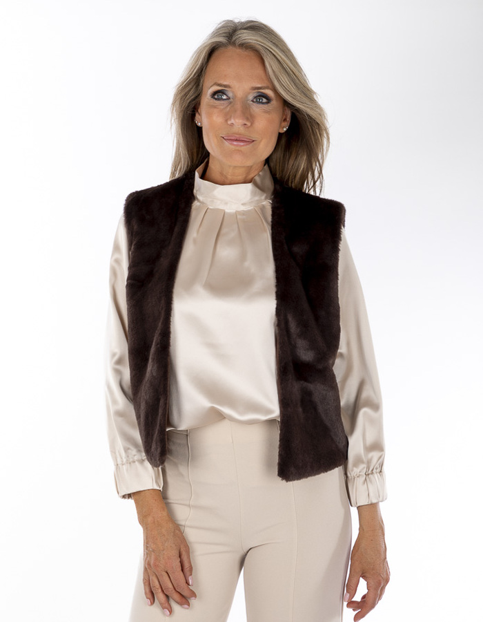 Senso gilet bruin