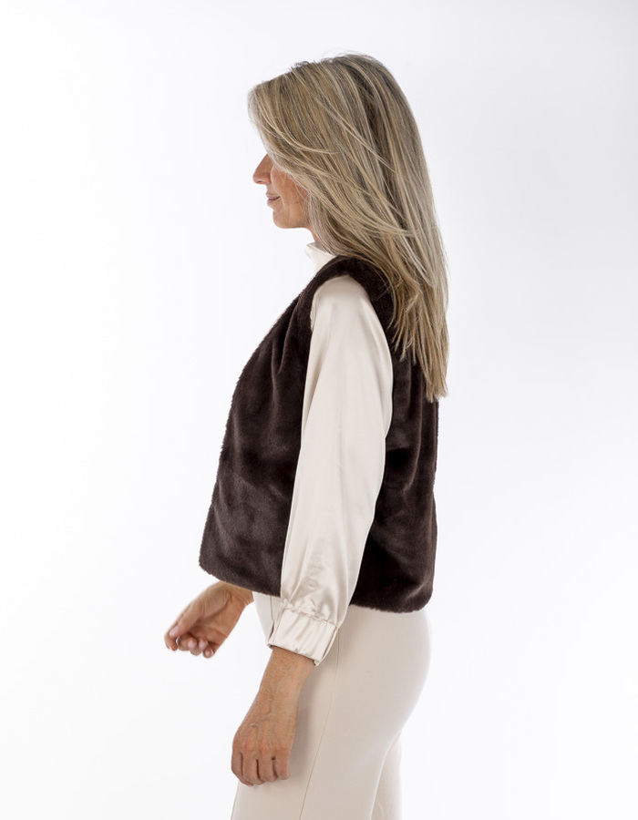 Senso gilet bruin