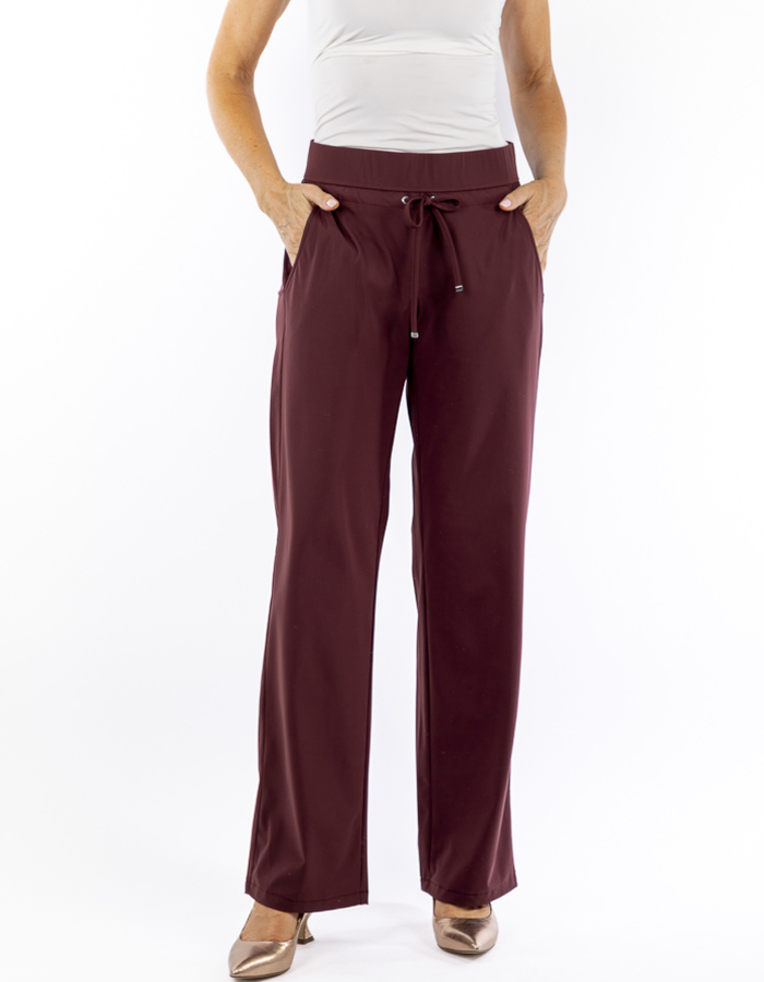 Raffaello Rossi broek bordeaux