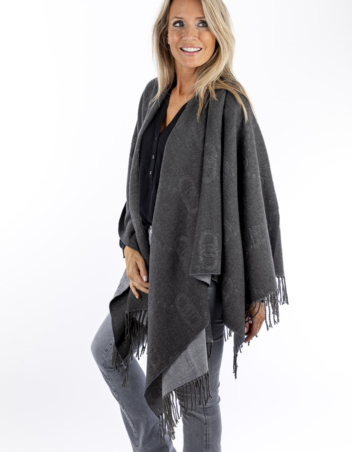 Liu Jo poncho grijs