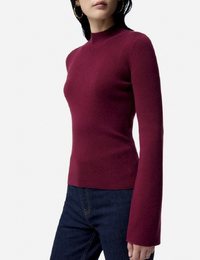 Vanessa Bruno pull rolkraag bordeaux