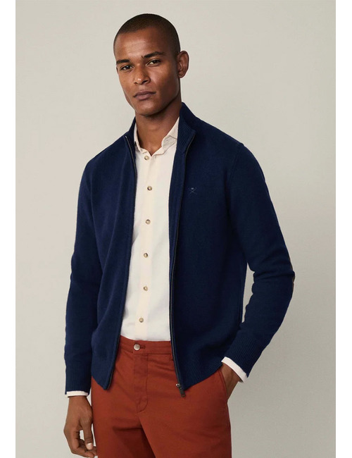Lambswool Pull met rits