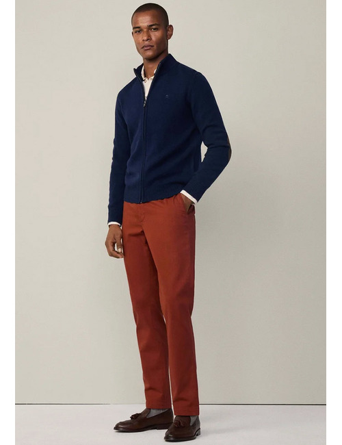 Lambswool Pull met rits