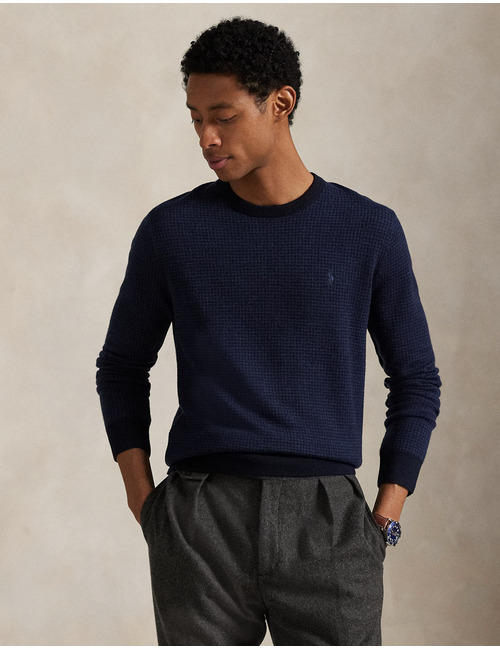 Ralph Lauren pull met ronde hals blauw