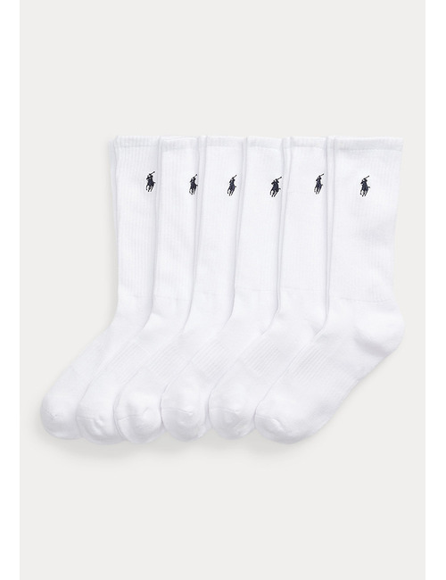 Cotton-blend crew sokken 6-pack
