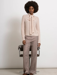 Gigue lange mouw pull beige