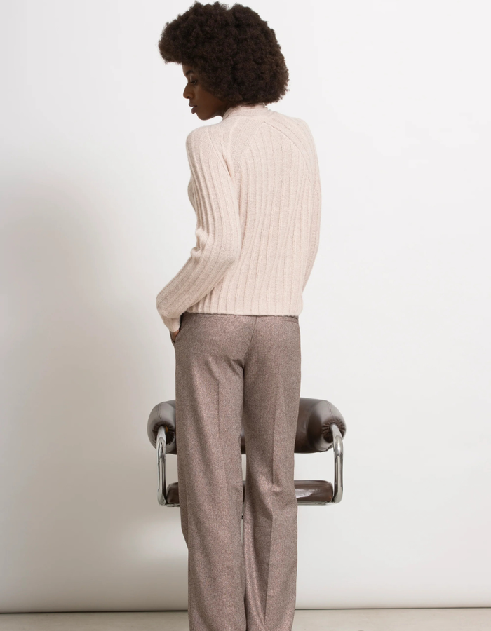 Gigue lange mouw pull beige