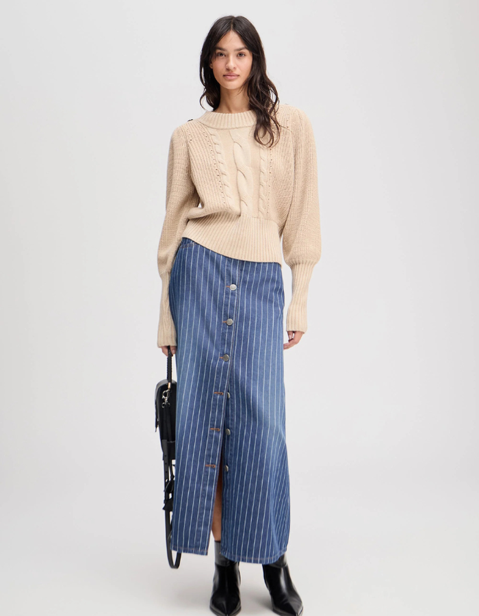 Munthe lange mouw pull beige