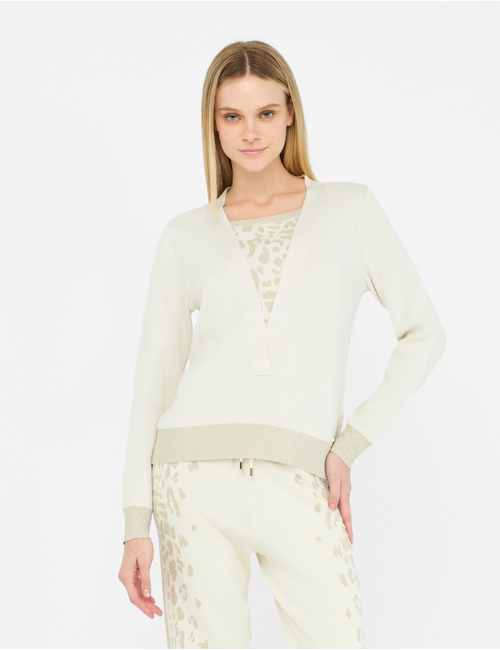 Liu Jo lange mouw sweater goud