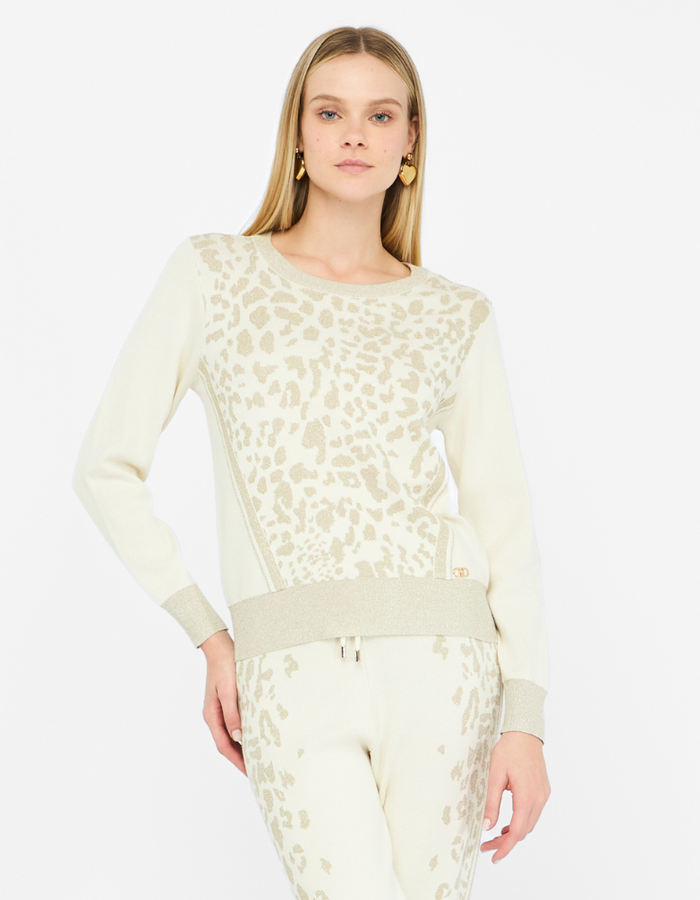 Liu Jo lange mouw sweater goud