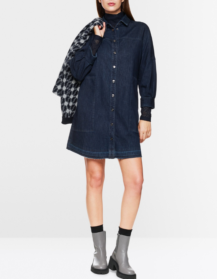 Marccain kleed blauw