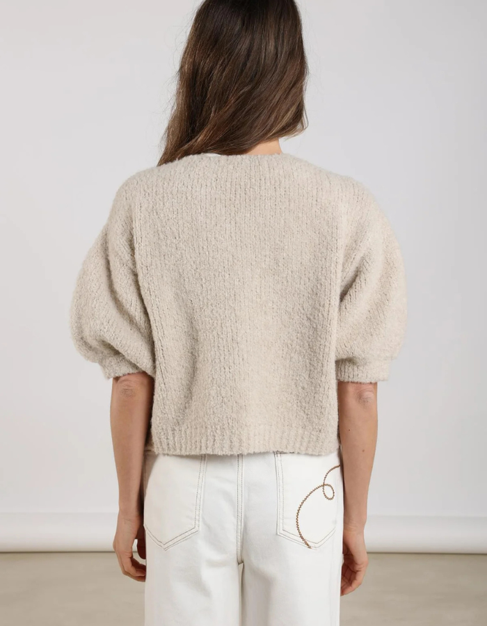 Nukus 3/4 mouw gilet beige