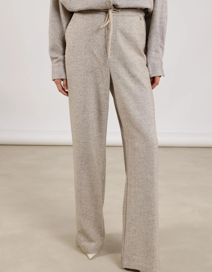 Nukus geklede broek beige