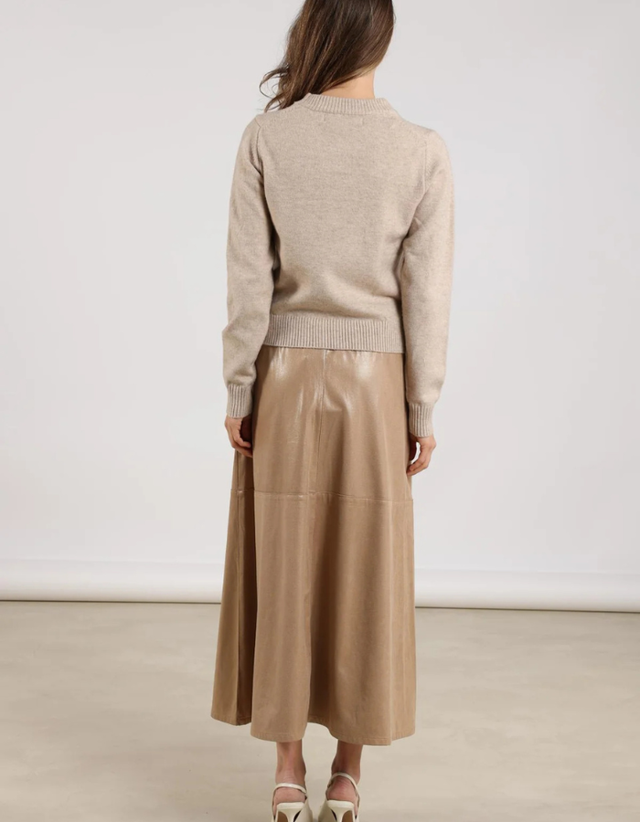 Nukus lange rok beige