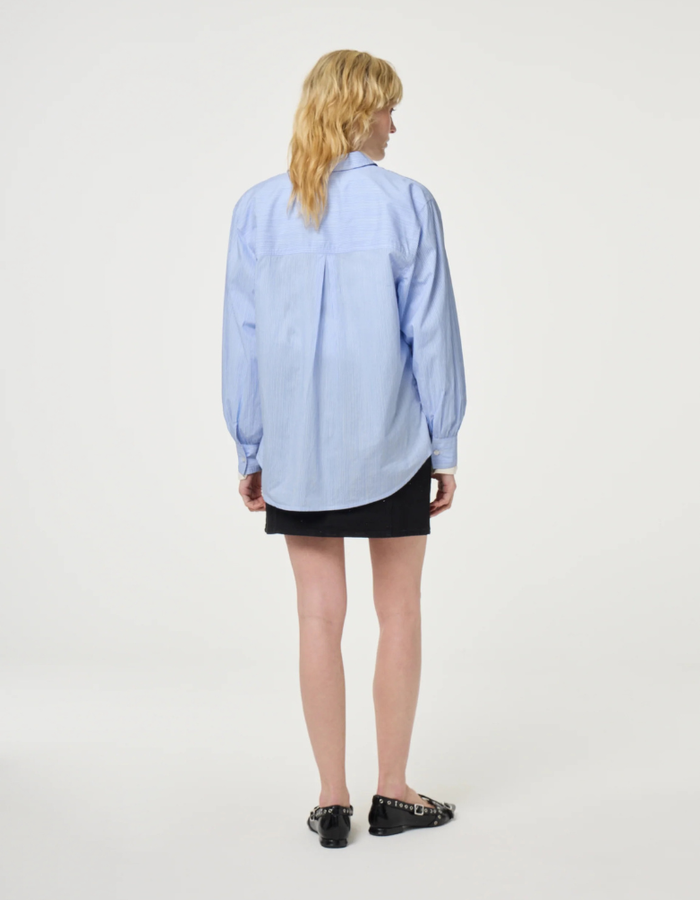 Fabienne Chapot lange mouw bloes blauw