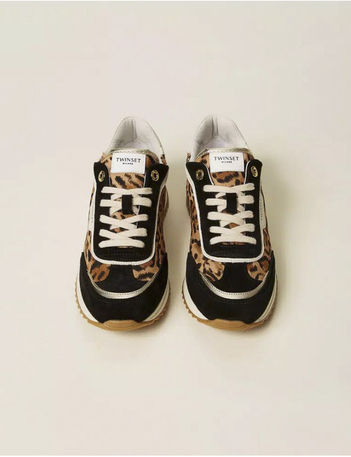 Twinset sneaker leopard