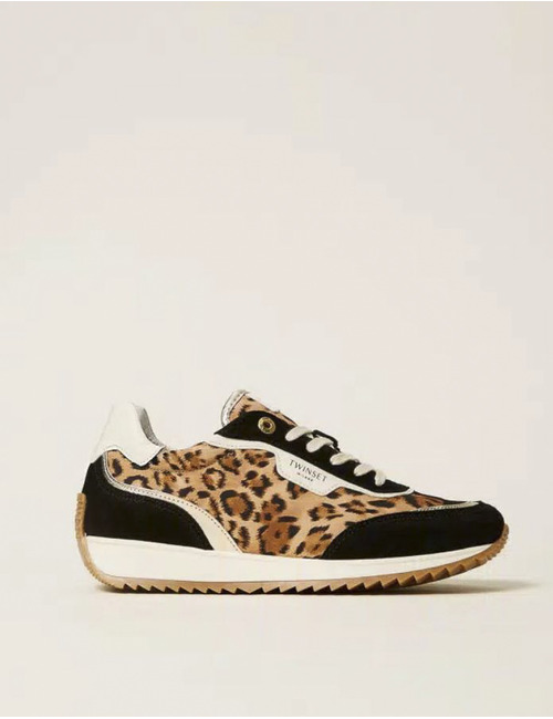 Twinset sneaker leopard