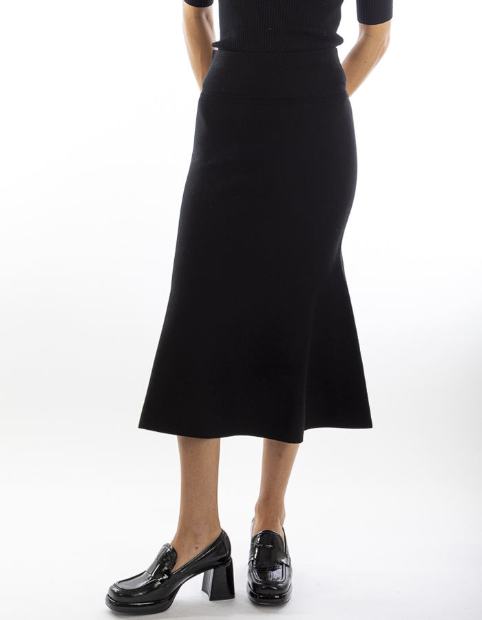 Twinset midi rok zwart