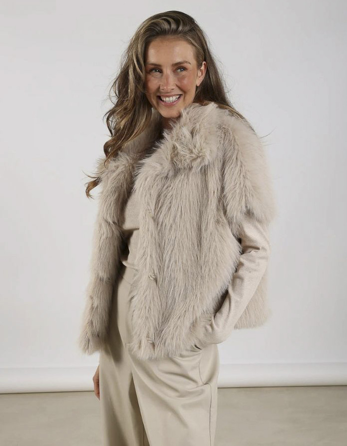 Nukus jas beige