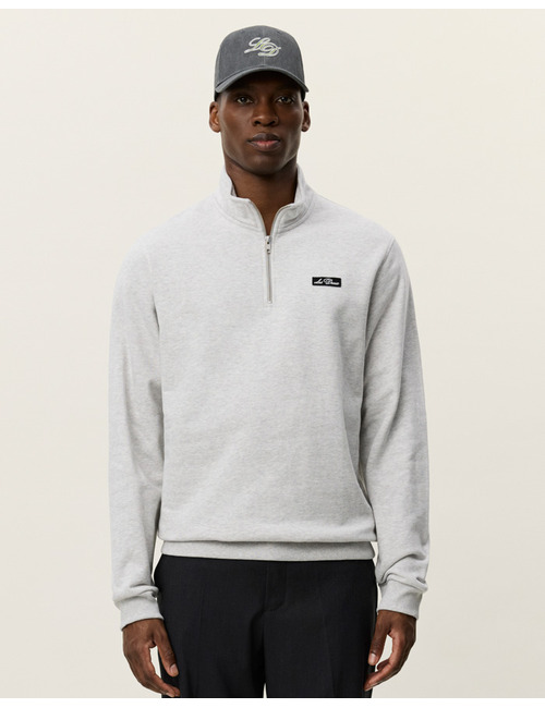 Patch Half-Zip Sweatshirt