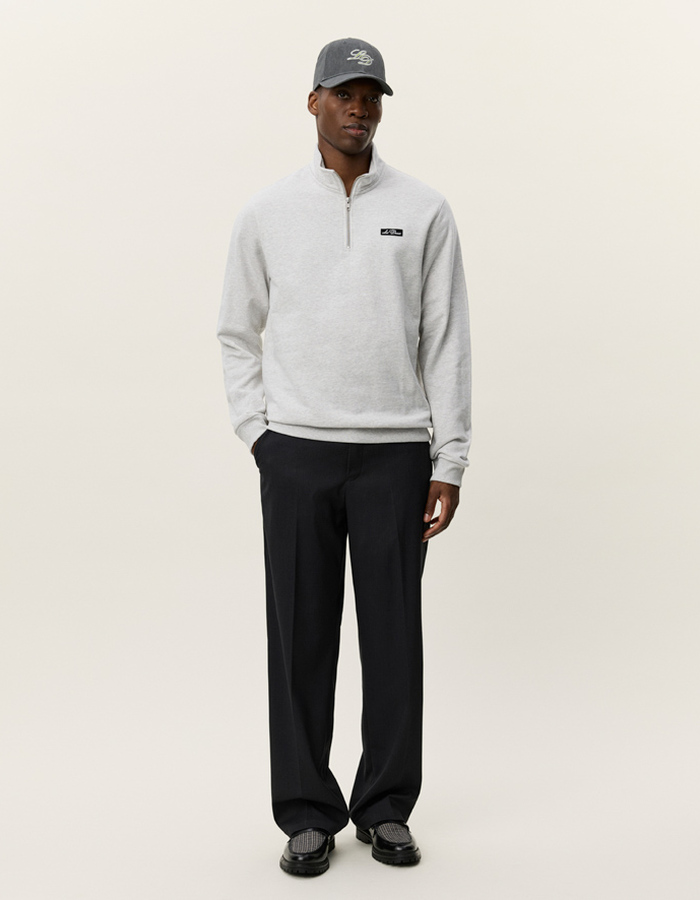 Patch Half-Zip Sweatshirt