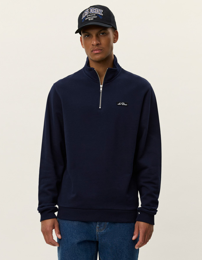 Patch Half-Zip Sweatshirt