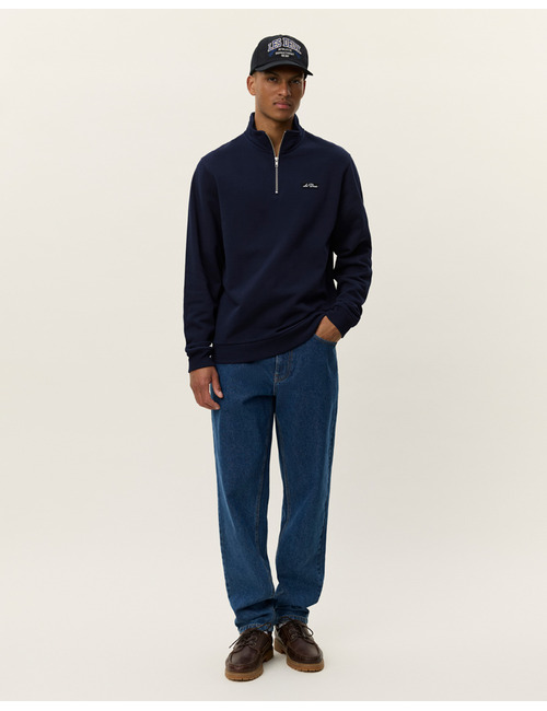 Patch Half-Zip Sweatshirt