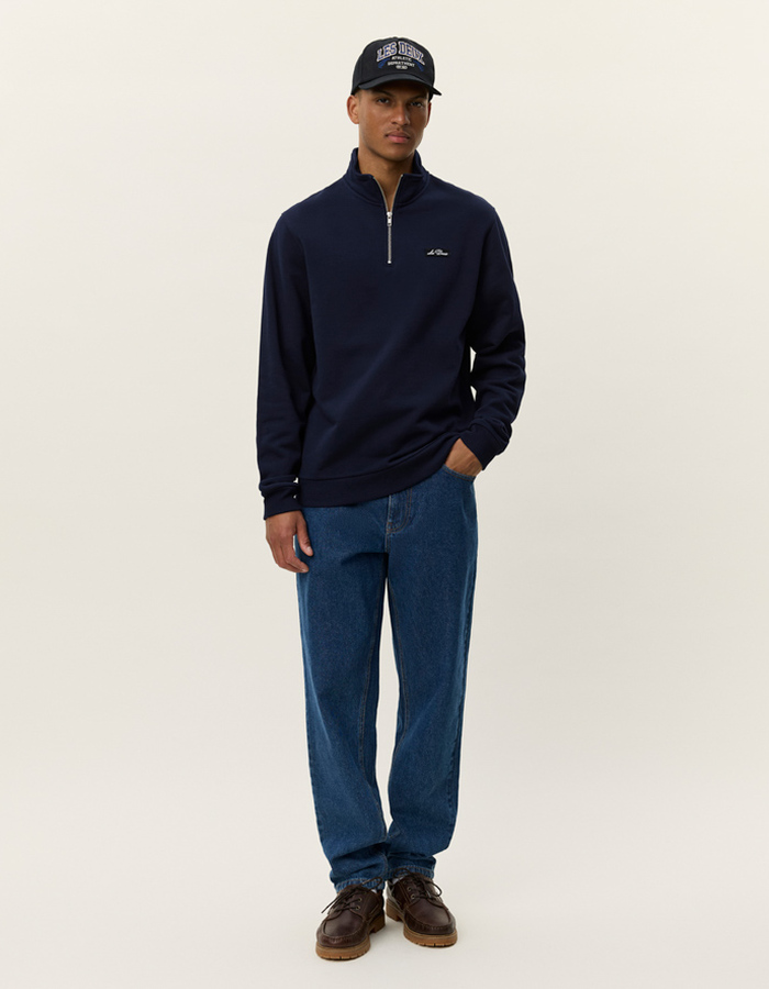 Patch Half-Zip Sweatshirt