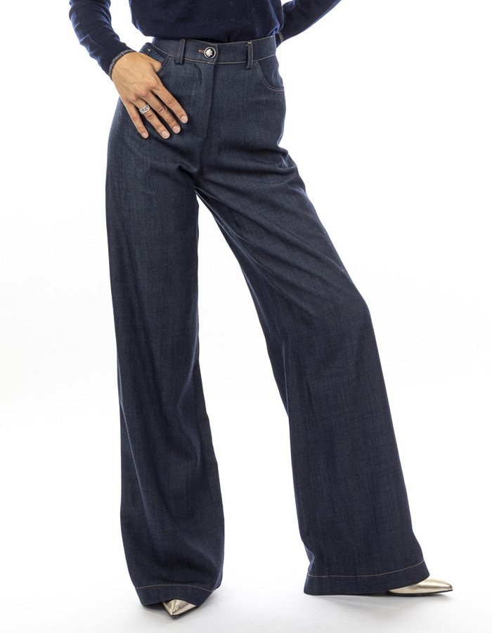 Kocca geklede broek blauw