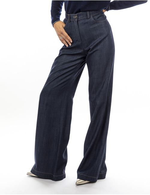 Kocca geklede broek blauw