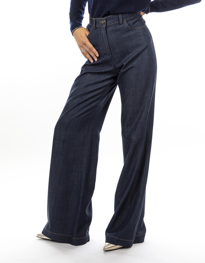 Kocca geklede broek blauw