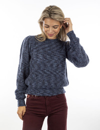 Kocca lange mouw pull blauw