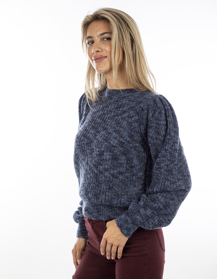 Kocca lange mouw pull blauw