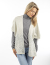 Due Amanti poncho zilver