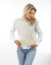 Due Amanti tops zilver