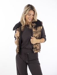 Due Amanti bodywarmer brons