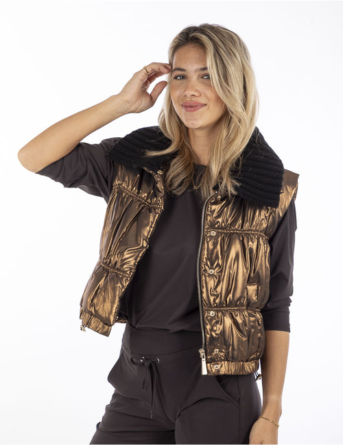 Due Amanti bodywarmer brons
