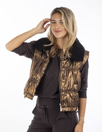 Due Amanti bodywarmer brons