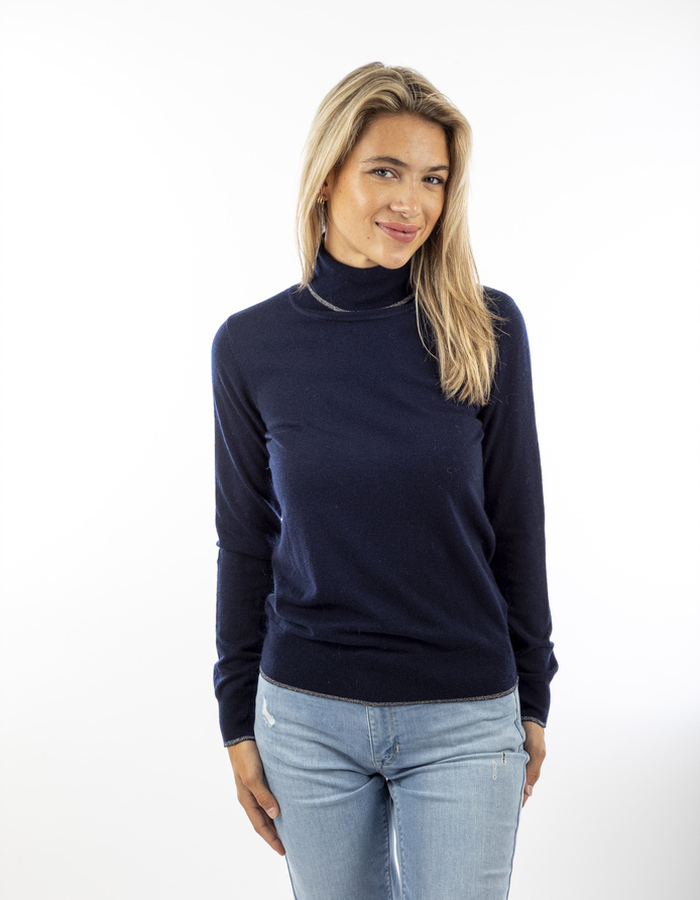 Kocca lange mouw pull blauw