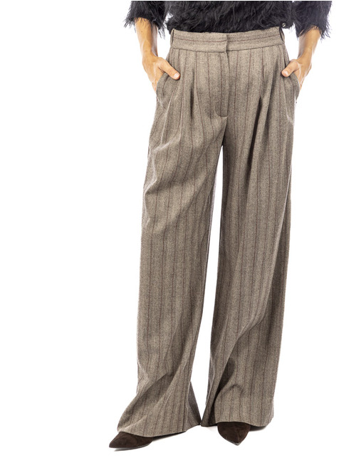 Otto D'ame geklede broek bruin