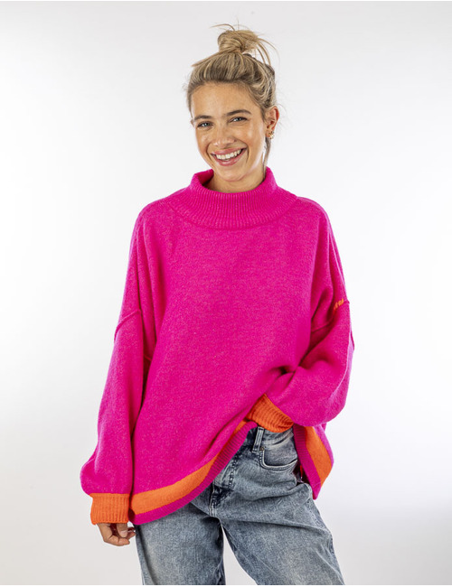 Grace sweater fuchsia