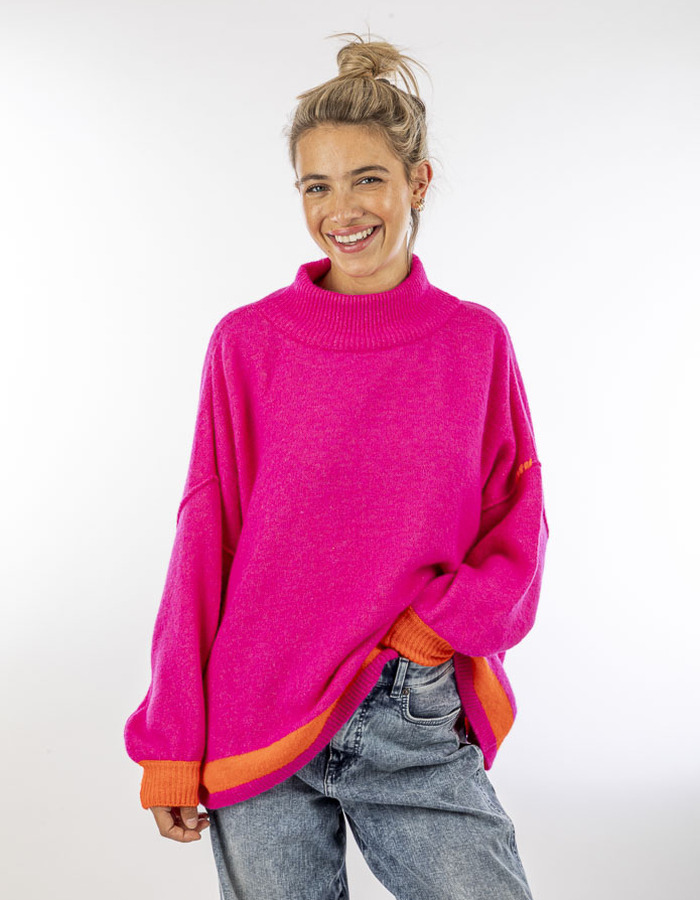 Grace sweater fuchsia