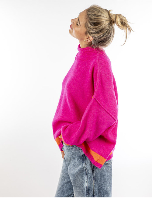 Grace sweater fuchsia