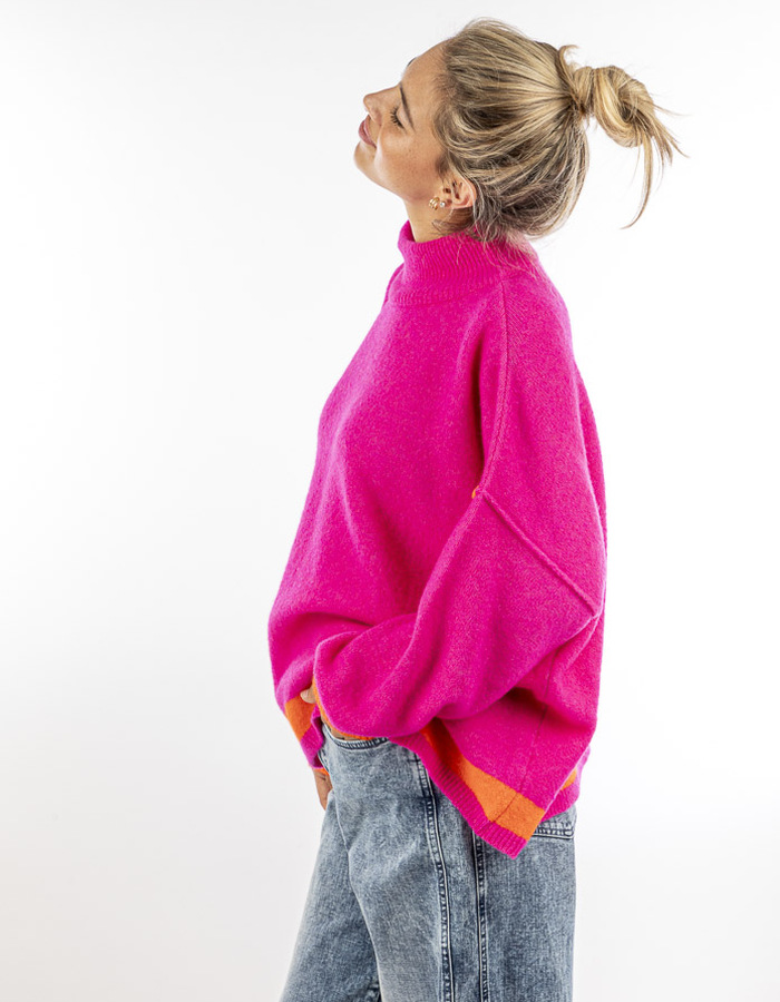 Grace sweater fuchsia