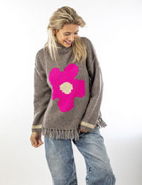 Grace sweater taupe