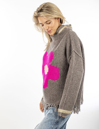 Grace sweater taupe