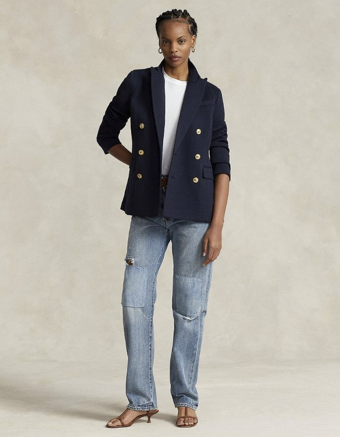 Ralph Lauren Dames blazer marine